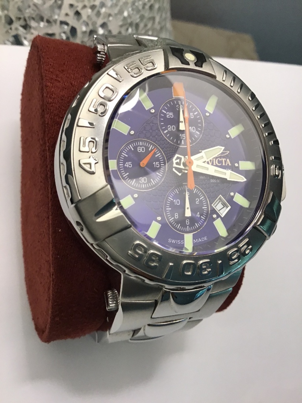 INVICTA SUBAQUA NOMA II AUTOMATIC VALJOUX 7750. Rare Blue dial.